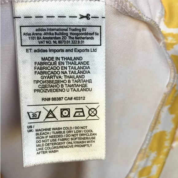 Adidas x Stella McCartney 3/4 Sleeve Athletic Shirt with Abstract Print sz M(?) - Picture 7 of 7